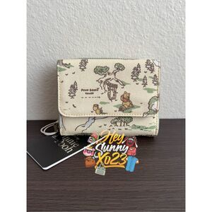Loungefly Disney Winnie the Pooh Hundred Acre Wood Map Zip Wallet